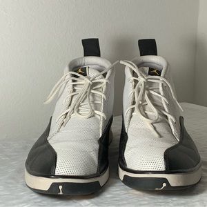 Air Jordan Xii Clave “Taxi” White and Blue. Size 12